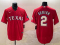 Men’s Texas Rangers Marcus Semien #2 Red Jersey