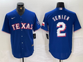 Men’s Texas Rangers Marcus Semien #2 Royal Away Jersey