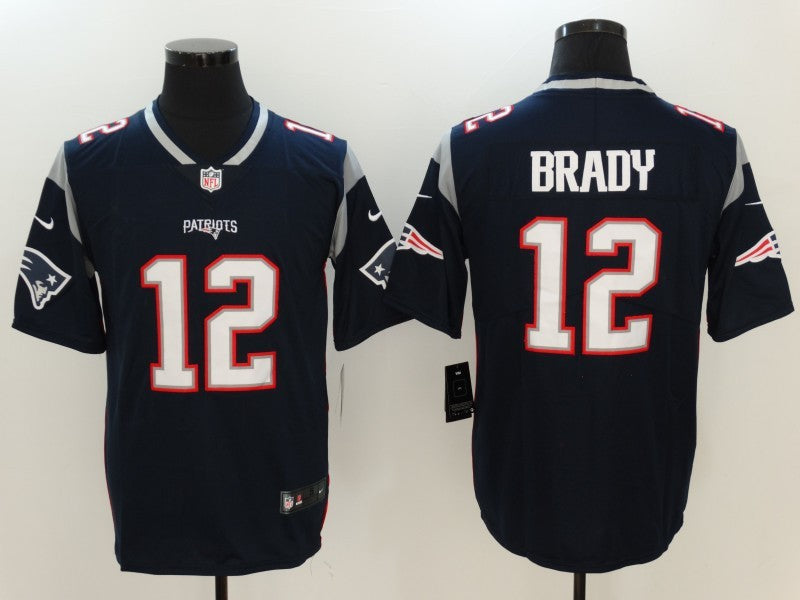 Men’s Tom Brady #12 New England Patriots Jersey Navy