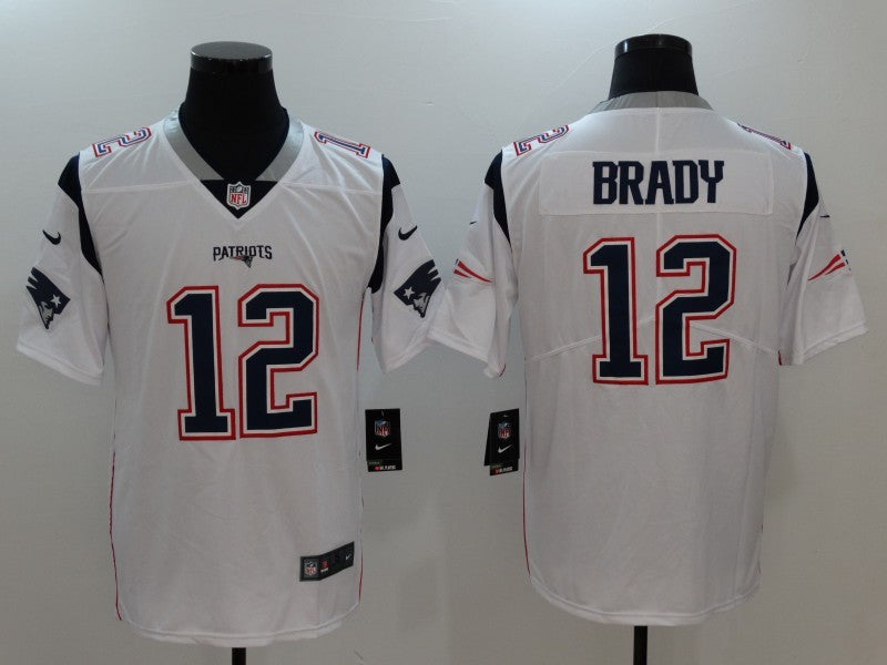 Men’s Tom Brady #12 New England Patriots Jersey White