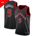 Mens Toronto Raptors #5 Immanuel Quickley Black Statement Edition Jersey