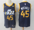 Mens Utah Jazz #45 Donovan Mitchell Nike Navy Icon Edition Jersey