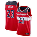 Mens Washington Wizards #23 Anthony Davis Red Nike Icon Edition Swingman Jersey
