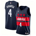 Mens Washington Wizards #4 AJ Dybantsa Navy Statement Edition Swingman Jersey