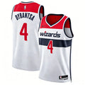 Mens Washington Wizards #4 AJ Dybantsa Nike White Association Edition Swingman Jersey