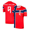 Men’s BRAUT HAALAND #9 Norway Home Fan Jersey World Cup 2026
