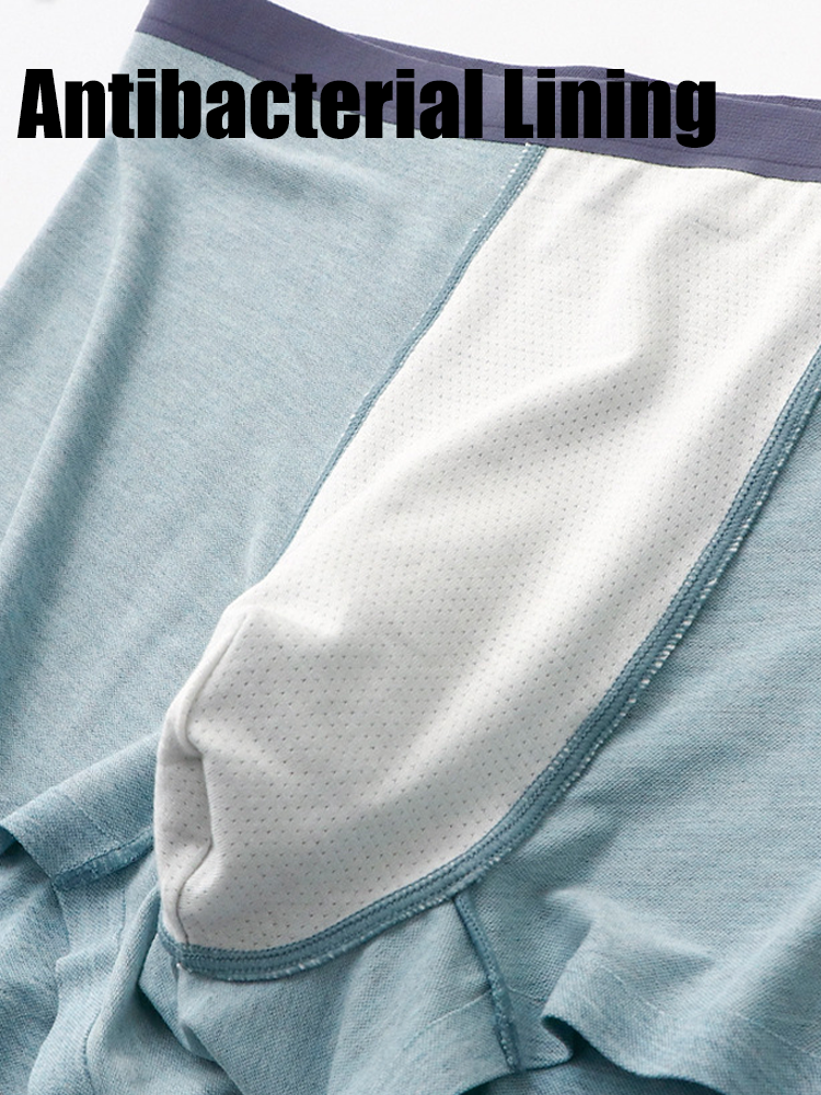 2 Pack Men's U Convex Pouch Trunks