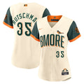Women’s Baltimore Orioles #35 Adley Rutschman Nike Natural 2026 City Connect Stadium Jersey